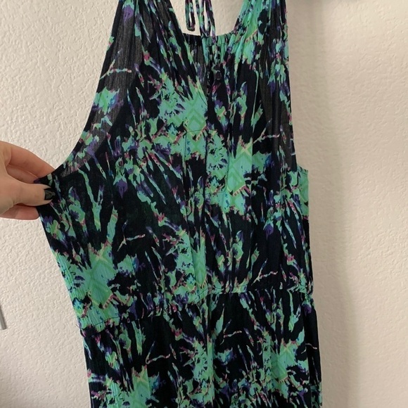 Superdry Festival Valley Halter Leg Slits Maxi Dress - Picture 6 of 9